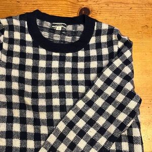 J.Crew Cashmere Checkered Sweater